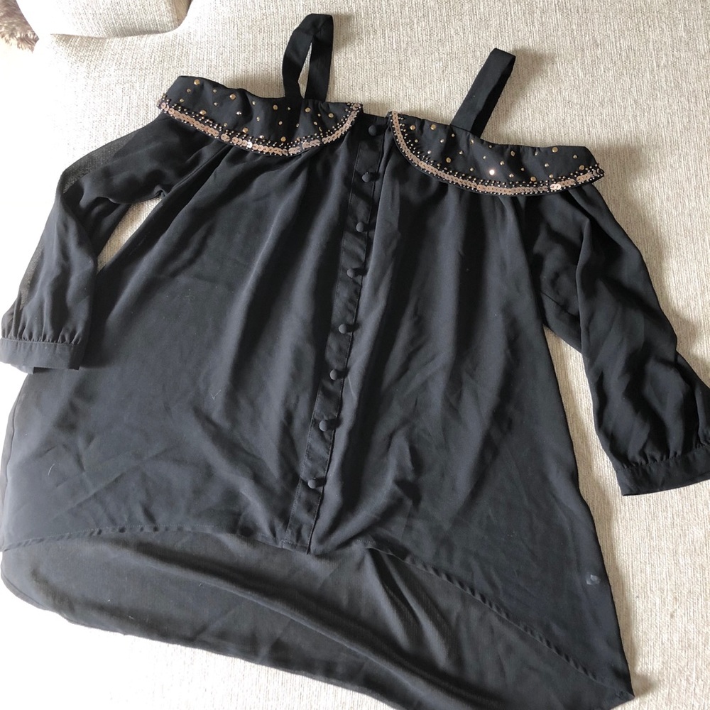 SEQUIN DETAILED TOP - Picture 2 of 2